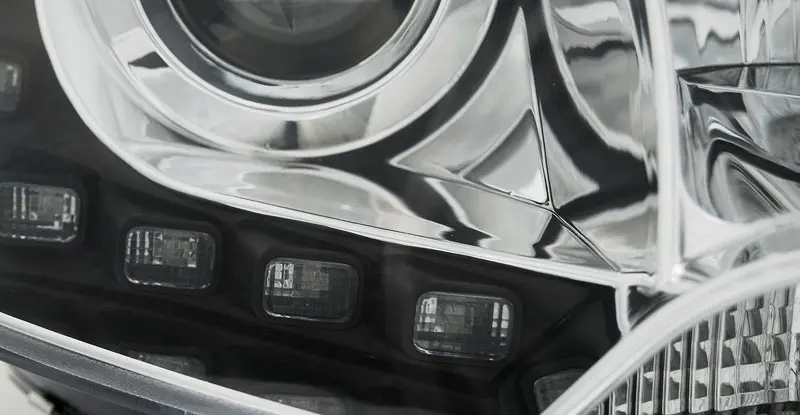 Frontlykter VW T5 2009 - 2015 | TRUE DRL CHROME – bilde 7