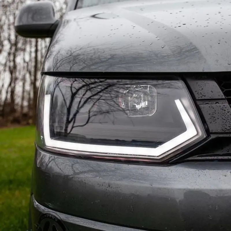Frontlykter VW T5 2009 - 2015 | Tube Light Black – bilde 10