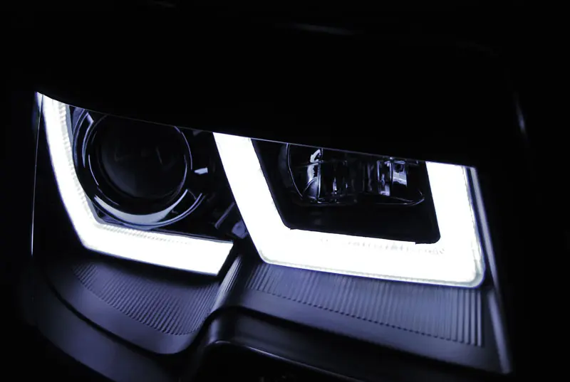 Frontlykter VW T5 2009 - 2015 | U-LED LIGHT BLACK Image 3