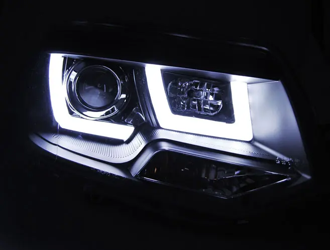 Frontlykter VW T5 2009 - 2015 | U-LED LIGHT BLACK Image 4