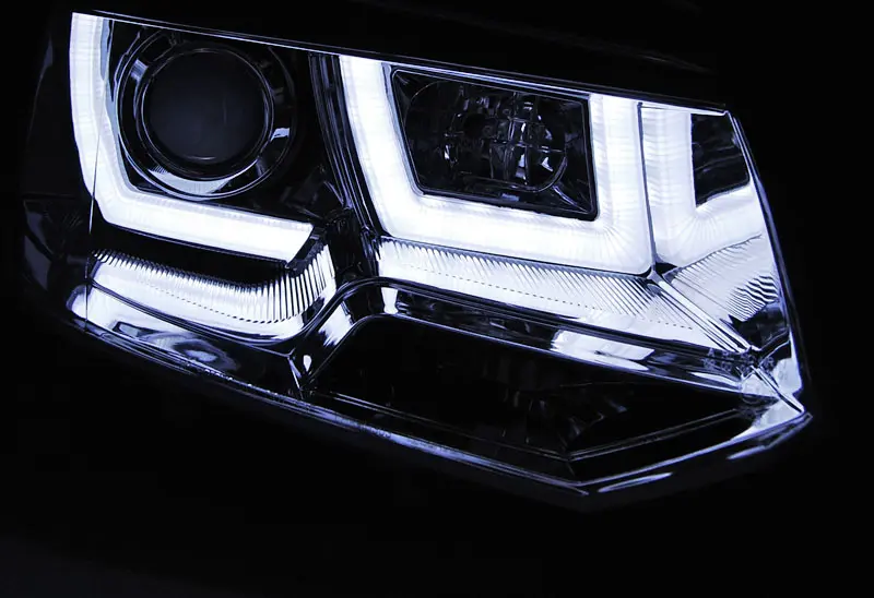 Frontlykter VW T5 2009 - 2015 | U-LED LIGHT CHROME – bilde 4