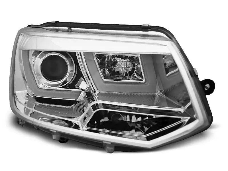 Frontlykter VW T5 2009 - 2015 | U-LED LIGHT CHROME Image 8