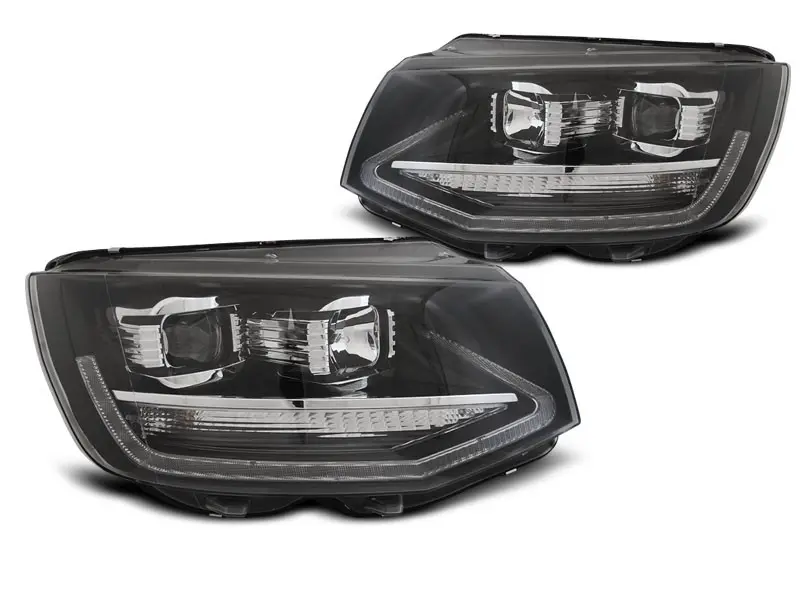 Frontlykter VW T6 2015 - 2019 | TRUE DRL BLACK