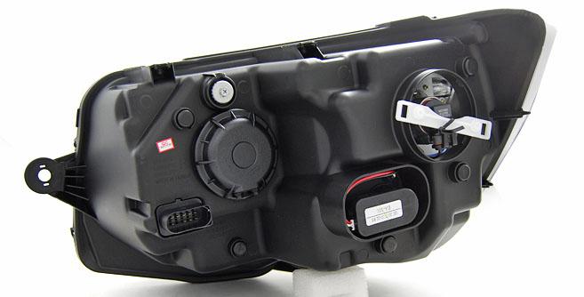 Frontlykter VW T6 2015 - 2019 | TUBE LIGHT DRL BLACK CHROME – bilde 5
