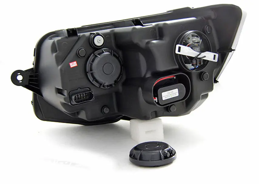 Frontlykter VW T6 2015 - 2019 | TUBE LIGHT DRL BLACK CHROME SEQ – bilde 3
