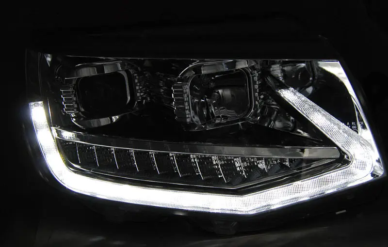 Frontlykter VW T6 2015 - 2019 | TUBE LIGHT DRL CHROME SEQ – bilde 5