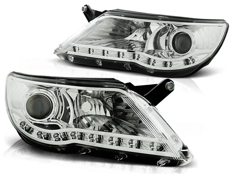 Frontlykter VW TIGUAN I 2007 - 2011 | DAYLIGHT CHROME – bilde 2
