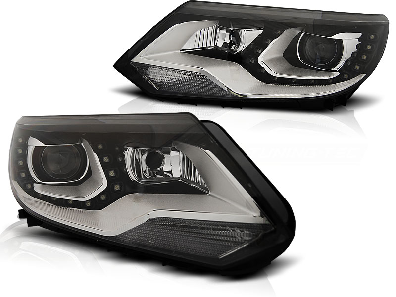 Frontlykter VW Tiguan I 2011 - 2016 | TRUE DRL BLACK – bilde 4