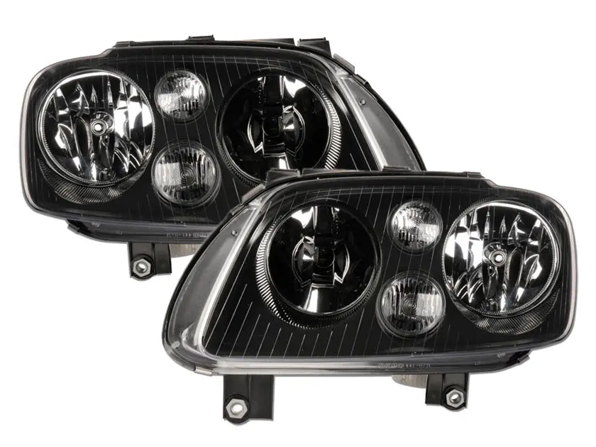 Frontlykter VW Touran I 2003 - 2006 / VW CADDY BLACK Image 2