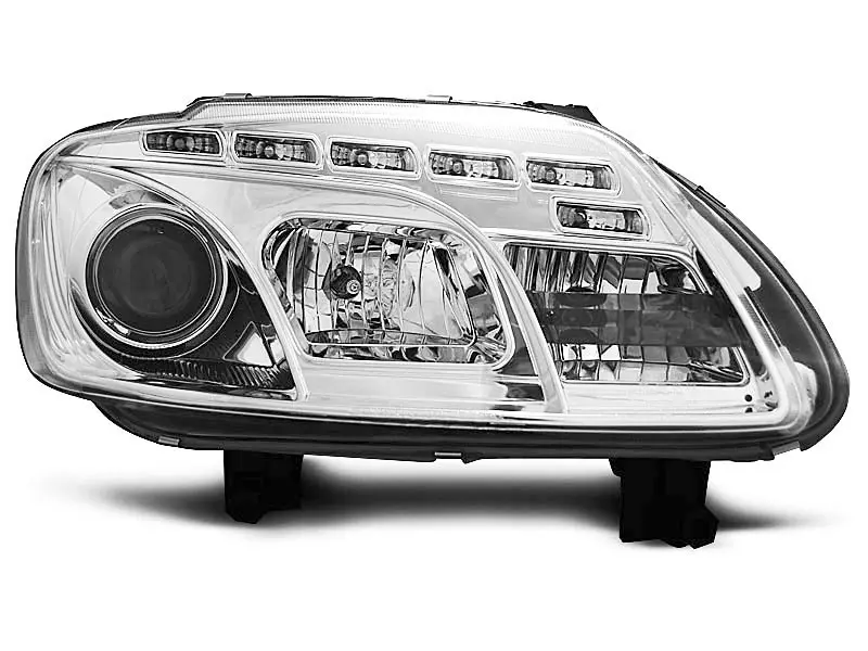 Frontlykter VW Touran I 2003 - 2006 / VW CADDY DAYLIGHT CHROME – bilde 4