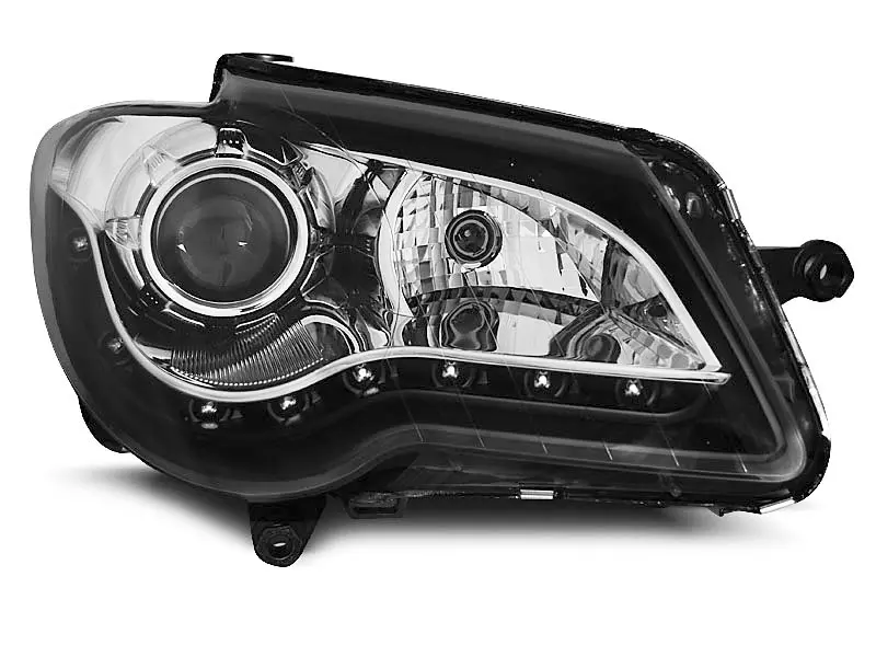Frontlykter VW Touran I 2006 - 2010 │ DAYLIGHT BLACK – bilde 2