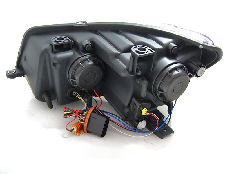 Frontlykter VW Touran I 2010 - 2015 │ TUBE LIGHT DRL BLACK SEQ – bilde 5
