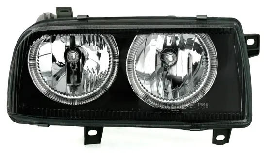Frontlykter VW VENTO 1992-1998 ANGEL EYES BLACK – bilde 2