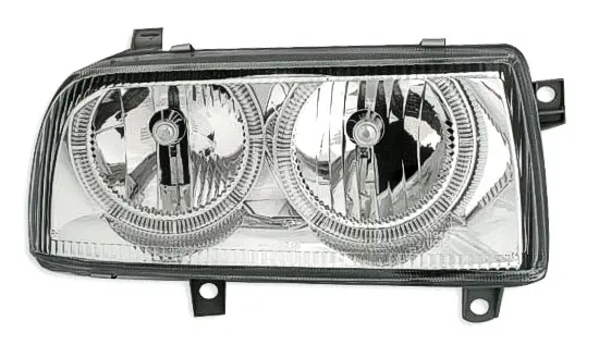 Frontlykter VW VENTO 1992-1998 ANGEL EYES CHROME – bilde 2
