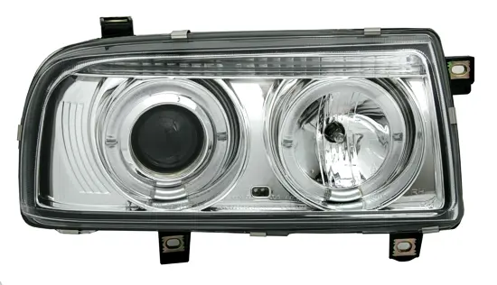 Frontlykter VW VENTO 1992-1998 ANGEL EYES CHROME