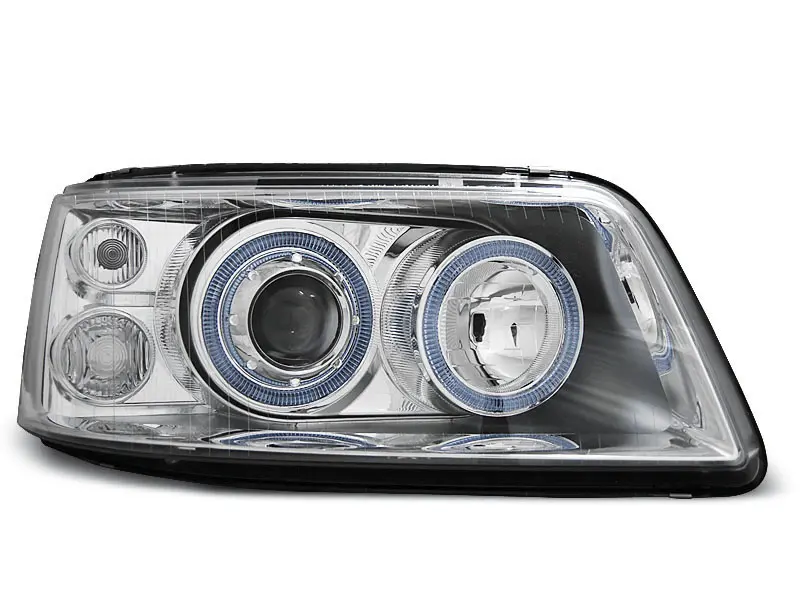 FrontlykterVW T5 2003 - 2009 | Angel Eyes Chrome Edition – bilde 3