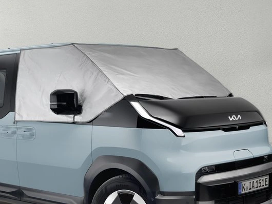 Frontrutetrekk Kia PV5 Passenger / PV5 Cargo 2025 -> │ Ice & Sunscreen protection