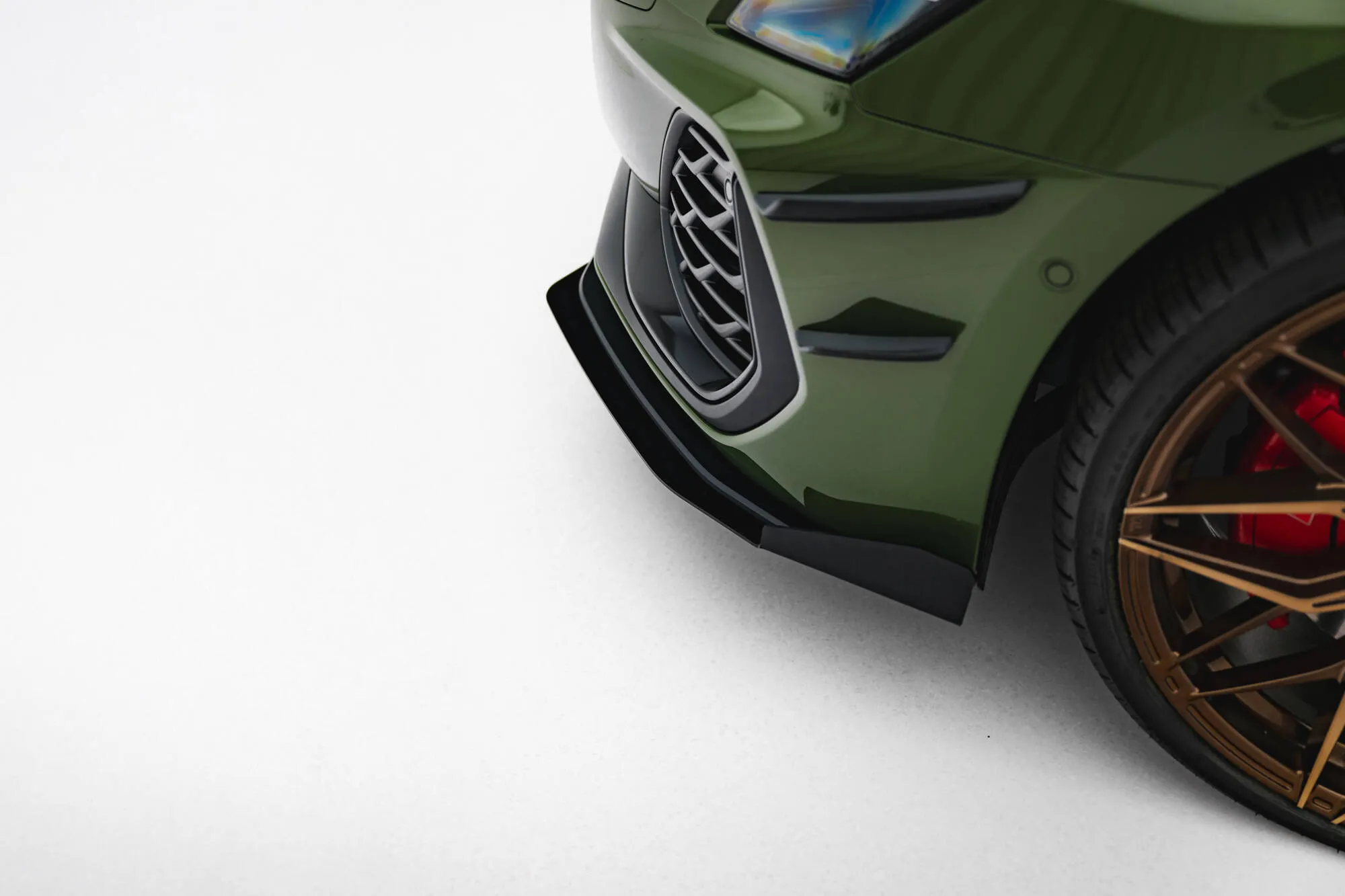 Frontsplitter-flopper Audi (A3 S-Line/S3) 8Y Facelift 2024 -> | Glossy Black Edition – bilde 2