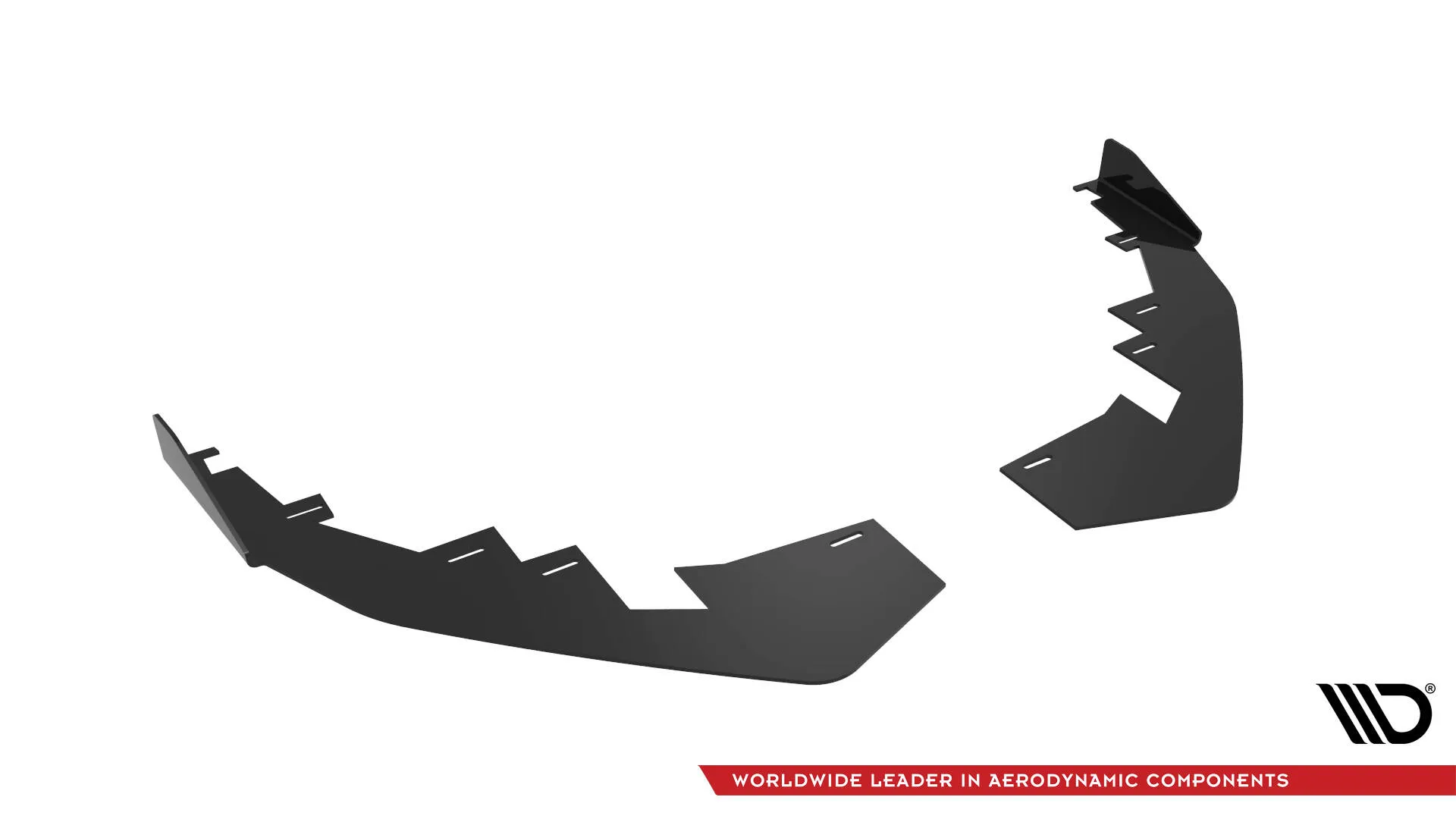 Frontsplitter-flopper Audi (A3 S-Line/S3) 8Y Facelift 2024 -> | Glossy Black Edition – bilde 3