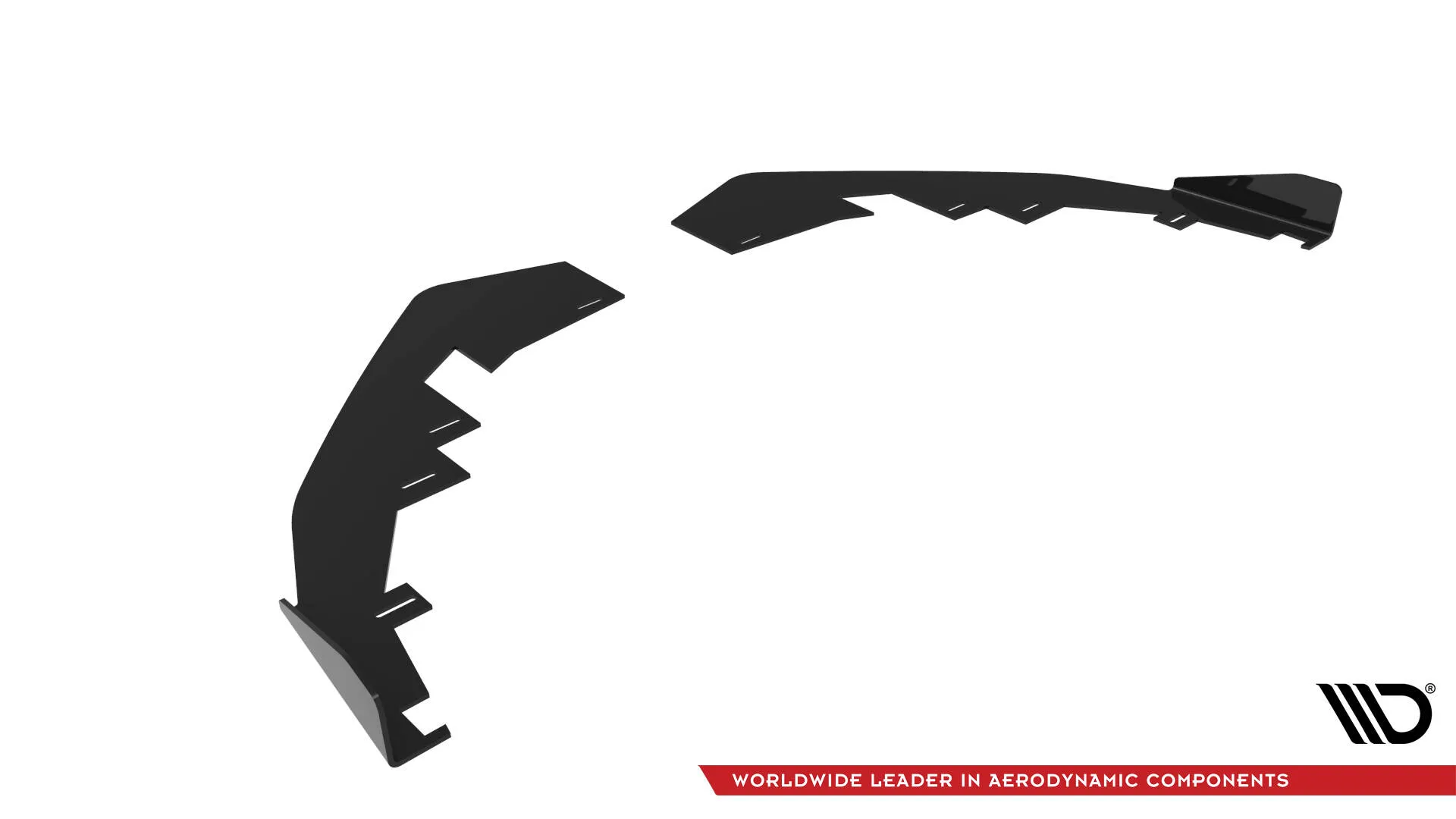 Frontsplitter-flopper Audi (A3 S-Line/S3) 8Y Facelift 2024 -> | Glossy Black Edition – bilde 4