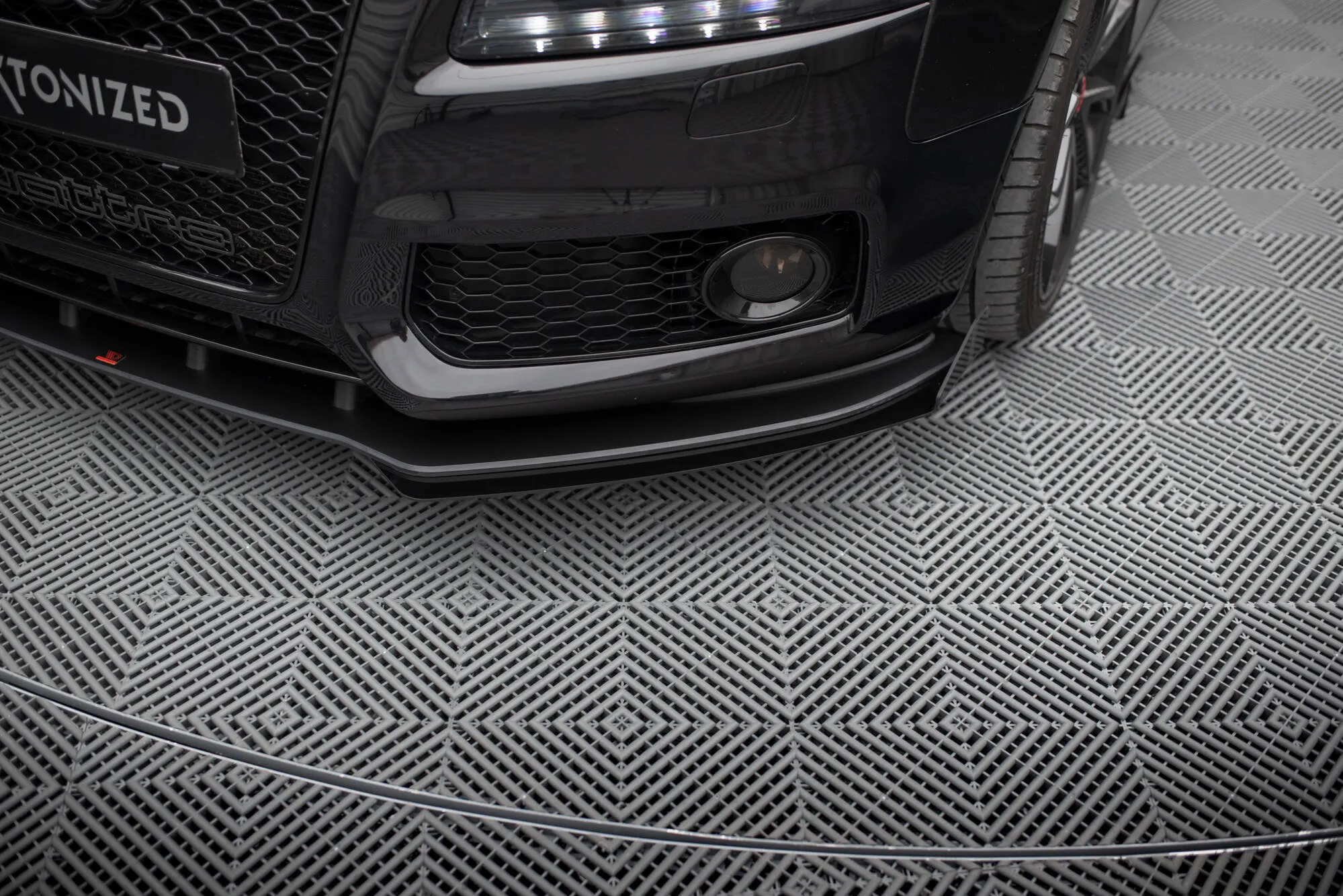 Frontsplitter-flopper Audi A5 8T S-Line / S5 8T 2007 - 2011 | Glossy Black Edition