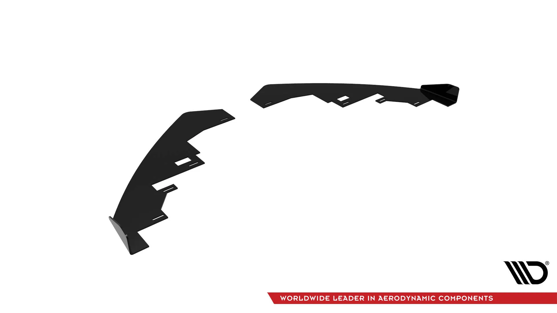 Frontsplitter-flopper Audi A5 8T S-Line / S5 8T 2007 - 2011 | Glossy Black Edition – bilde 4