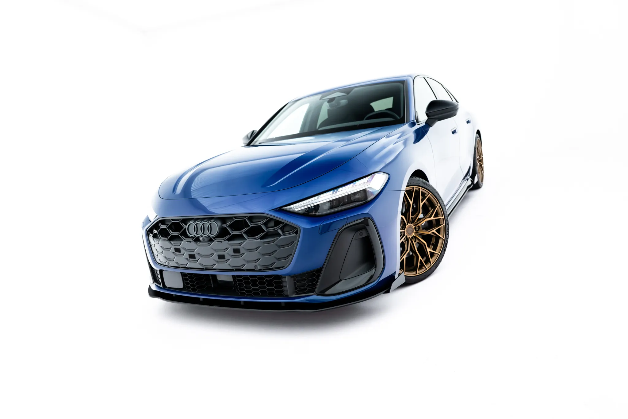 Frontsplitter-flopper Audi A5 (B10) 2024-2026 | Glossy Black Edition – bilde 3