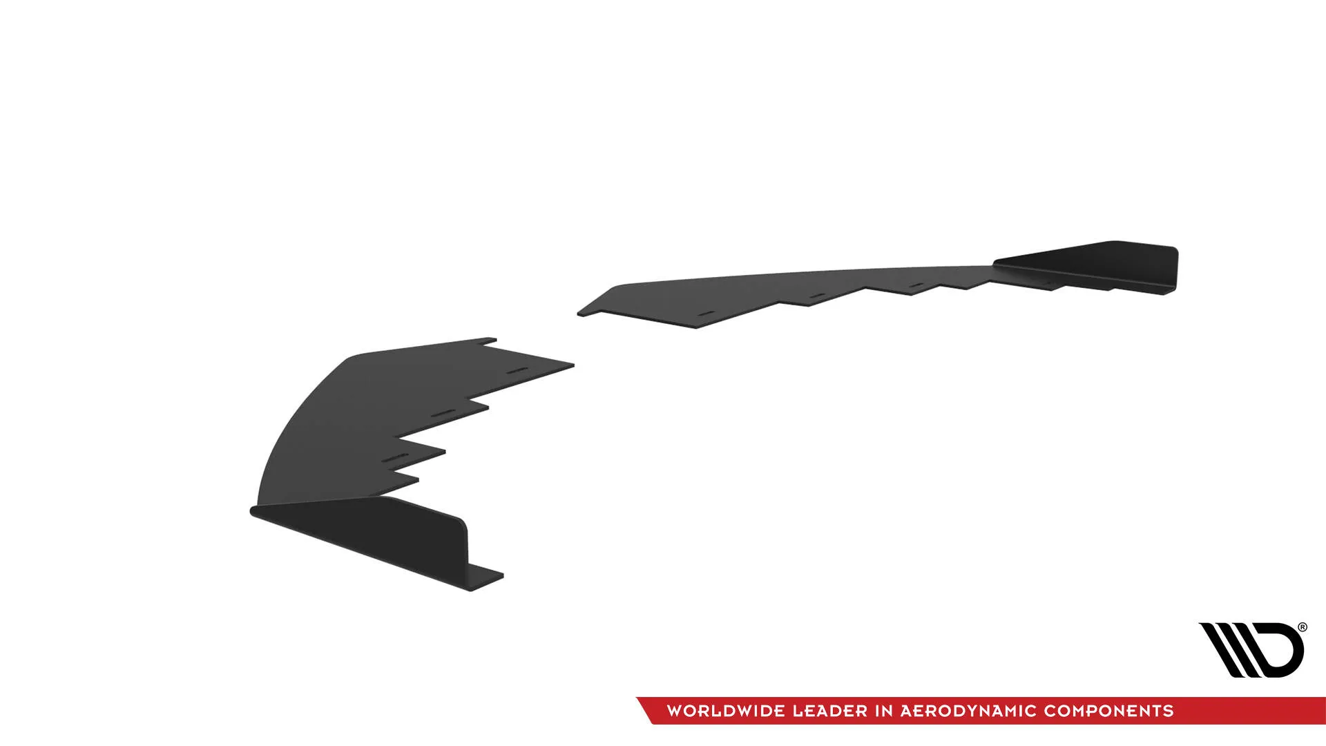 Frontsplitter-flopper Audi A7 C7 RS7 Look 2010 - 2014 | Glossy Black Edition – bilde 5