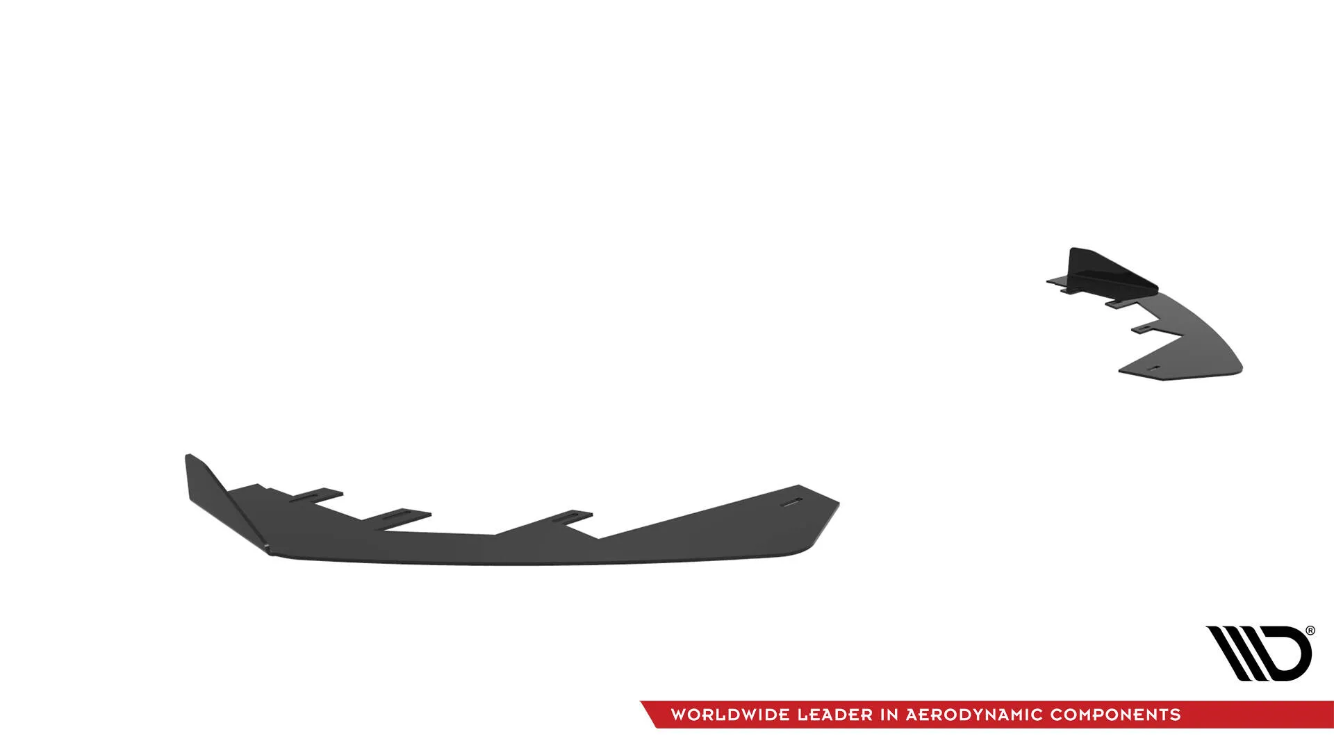 Frontsplitter-flopper Audi RS3 Sedan (8V) facelift 2017 - 2020 | Glossy Black Edition – bilde 4