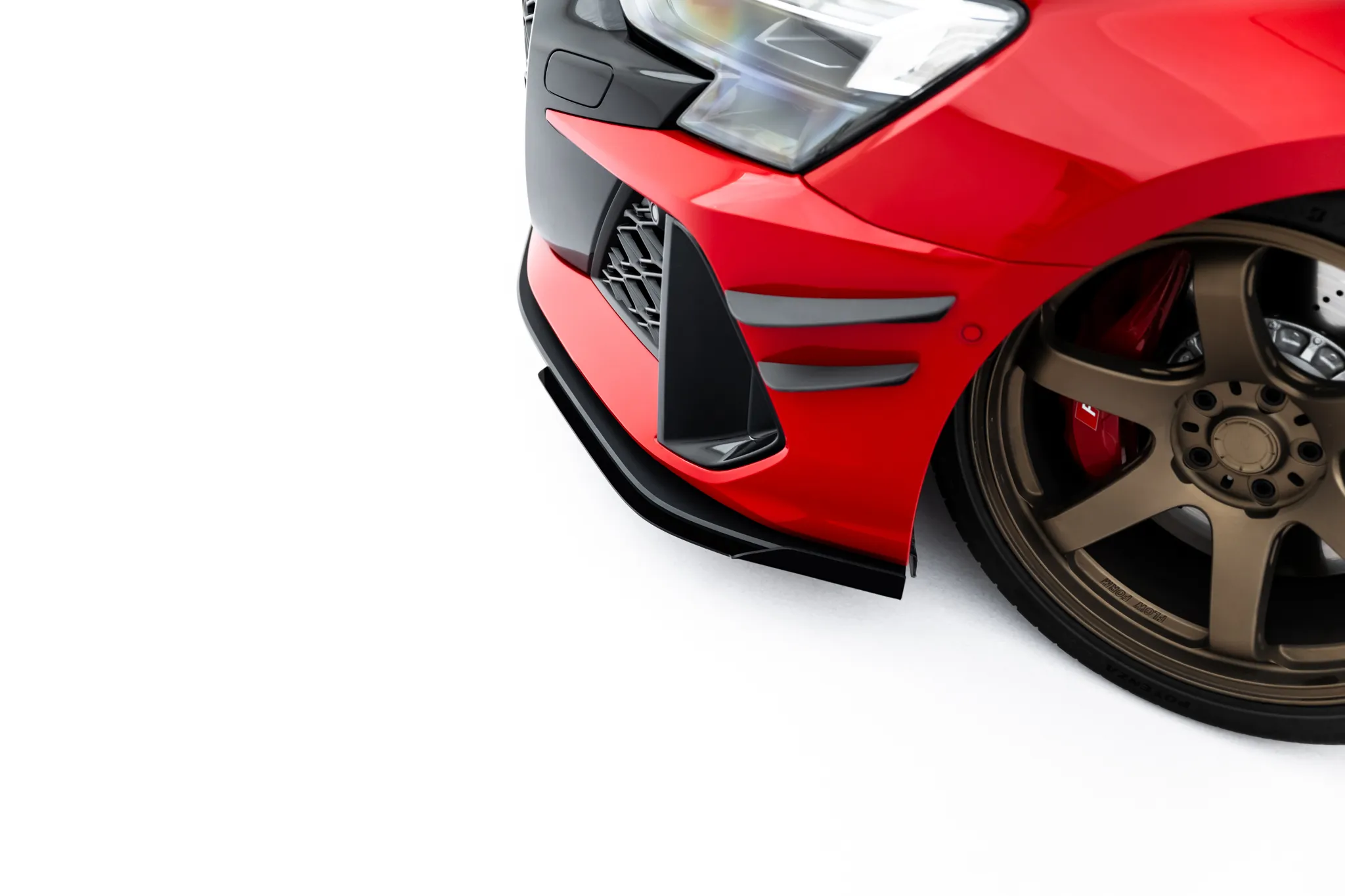 Frontsplitter-flopper Audi RS3 Sedan 8Y Facelift 2024 -> | Glossy Black Edition – bilde 3