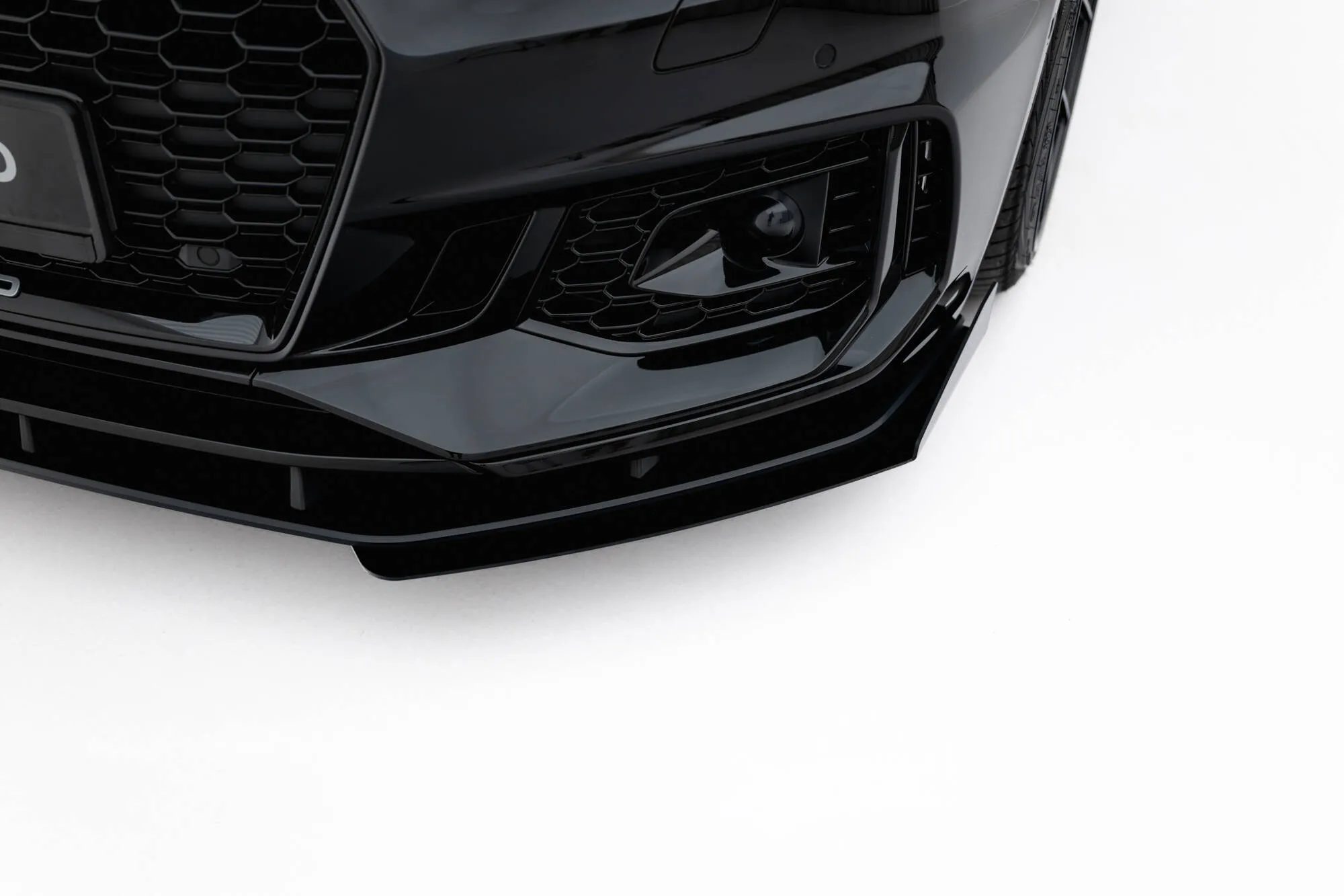 Frontsplitter-flopper Audi RS5 (F5) 2017 - 2019 | Glossy Black Edition