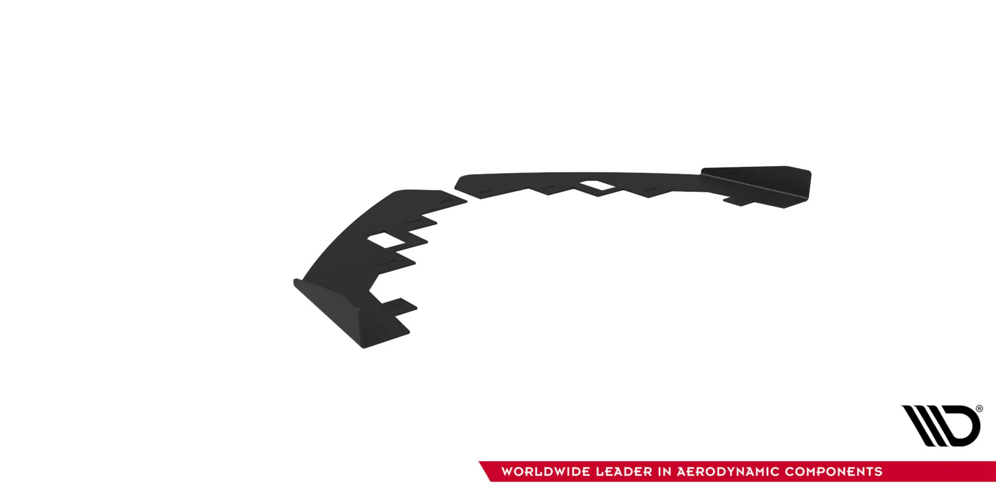 Frontsplitter-flopper Audi RS5 (F5) 2017 - 2019 | Glossy Black Edition – bilde 6