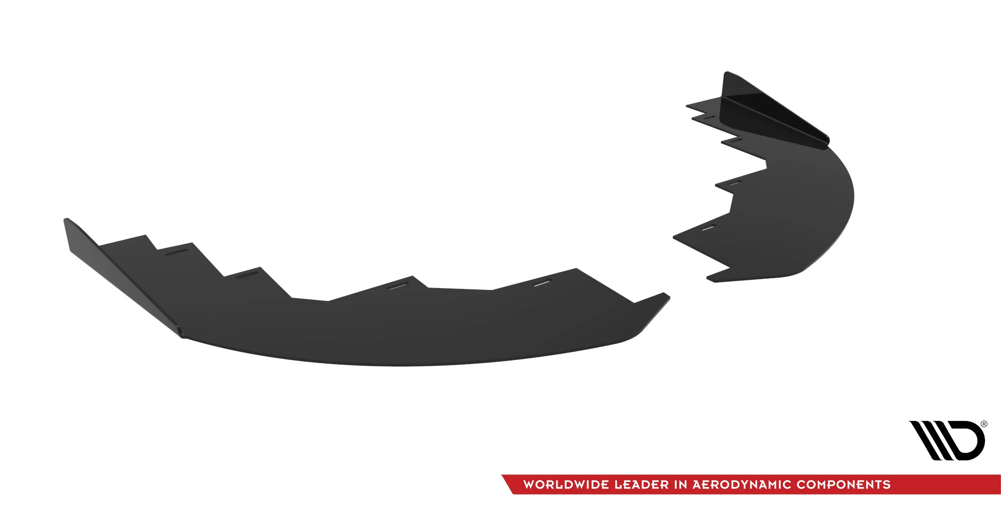 Frontsplitter-flopper Audi RS6 (C6) Avant 2007 - 2010 | Glossy Black Edition – bilde 3