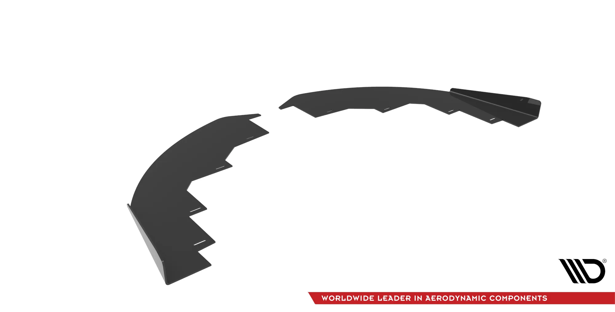 Frontsplitter-flopper Audi RS6 (C6) Avant 2007 - 2010 | Glossy Black Edition – bilde 4