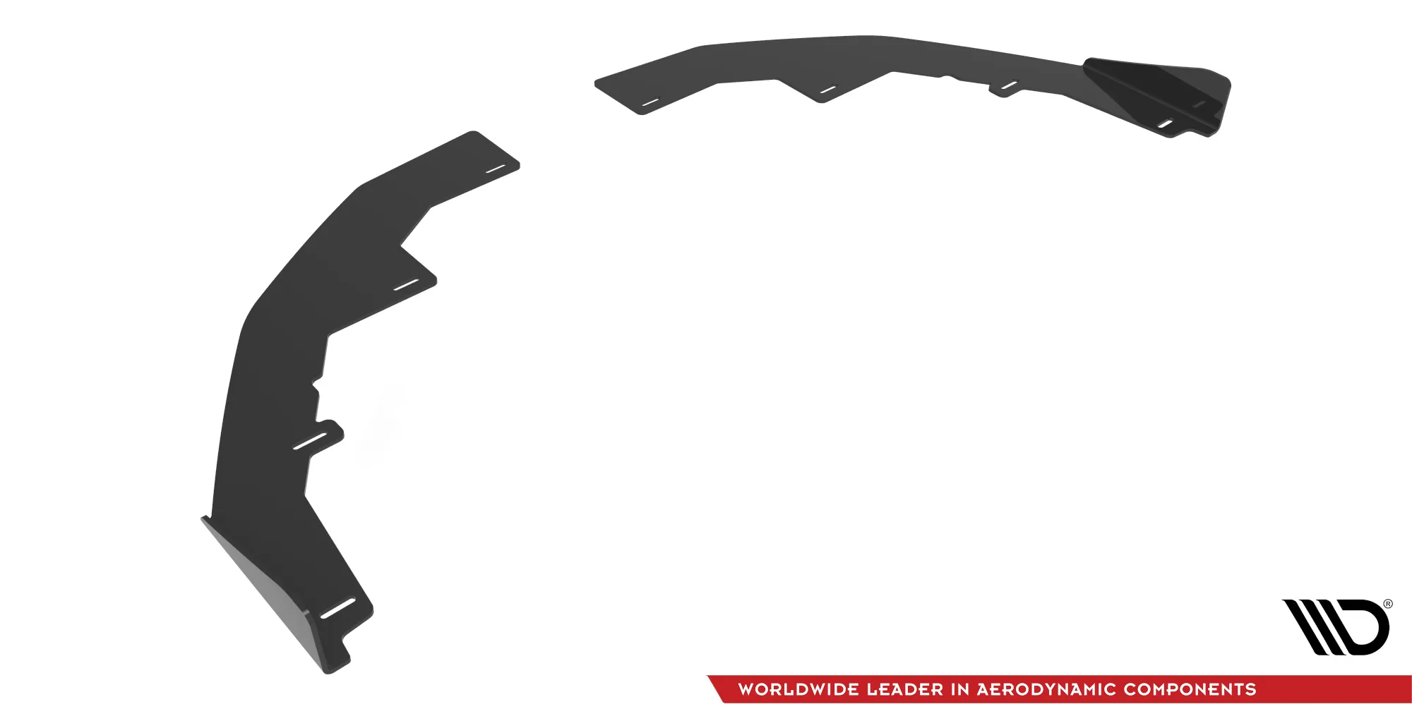 Frontsplitter-flopper Audi S3/ A3 S-Line (8Y) 2020 -> | Glossy Black Edition – bilde 4
