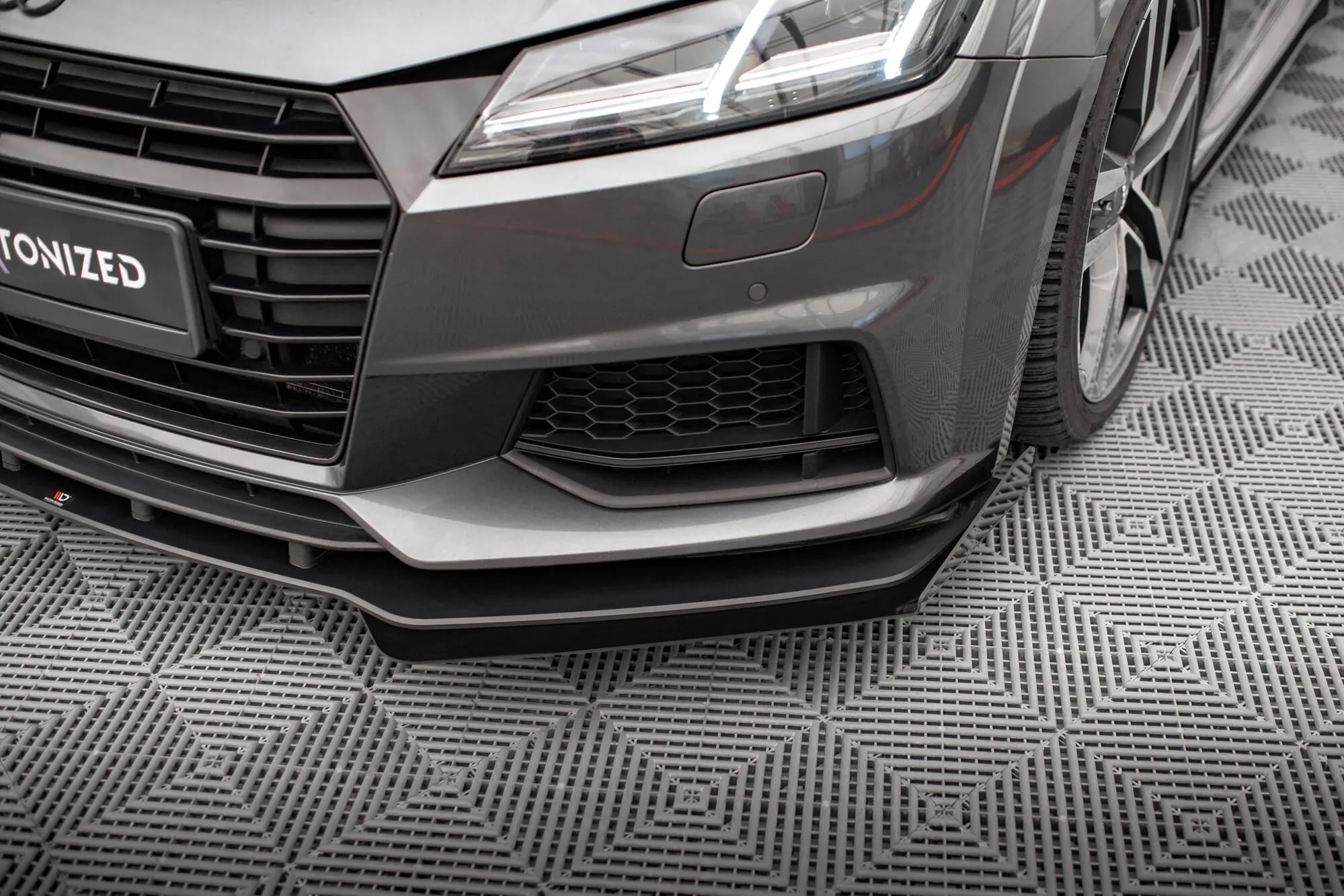 Frontsplitter-flopper Audi TT S (8S) / Audi TT S-Line (8S) 2014 - 2018 | Glossy Black Edition