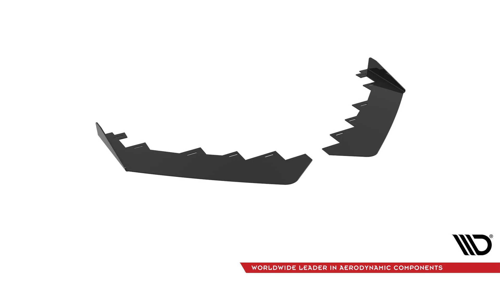 Frontsplitter-flopper Audi TT S (8S) / Audi TT S-Line (8S) 2014 - 2018 | Glossy Black Edition – bilde 3