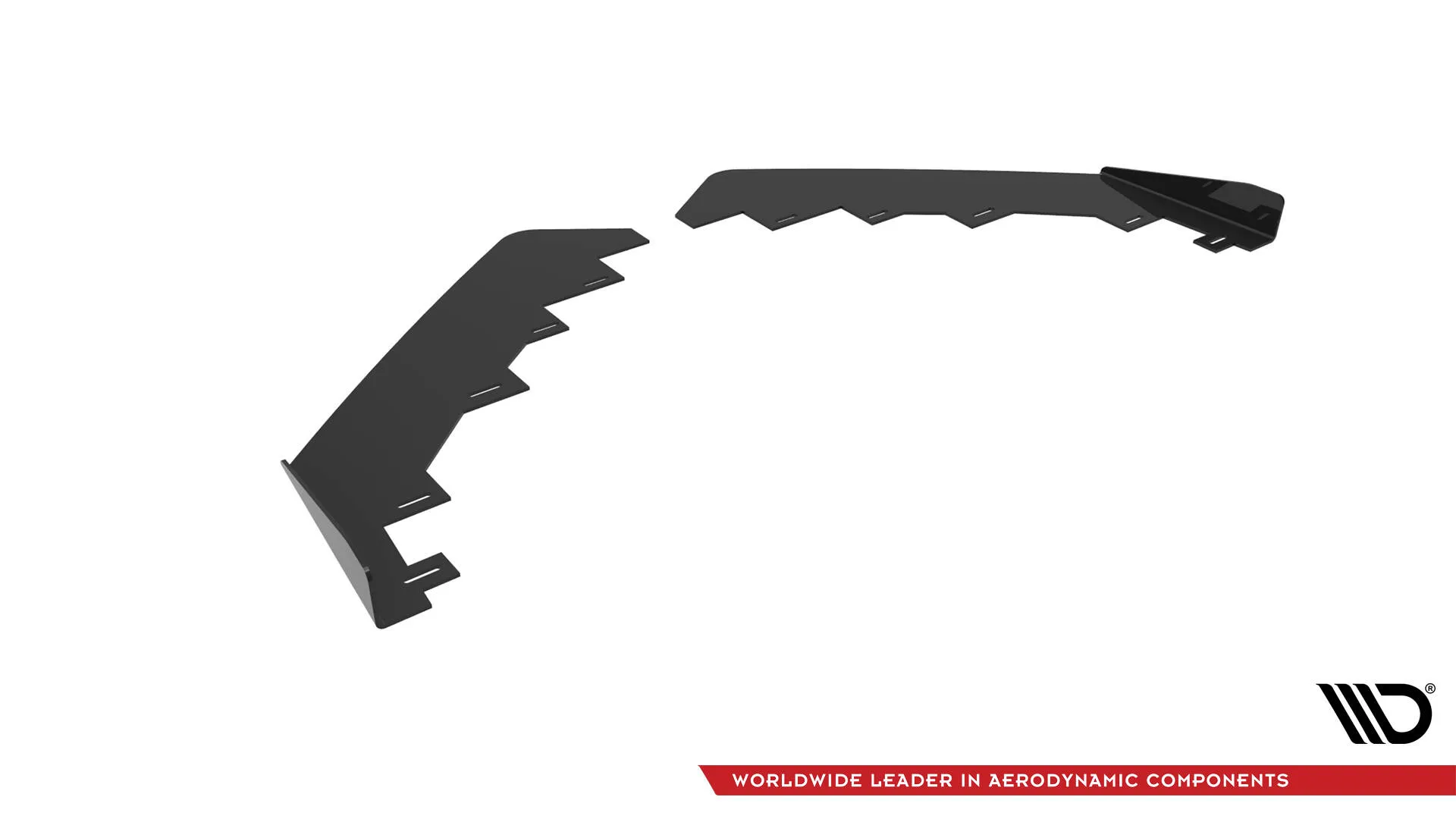 Frontsplitter-flopper Audi TT S (8S) / Audi TT S-Line (8S) 2014 - 2018 | Glossy Black Edition – bilde 4