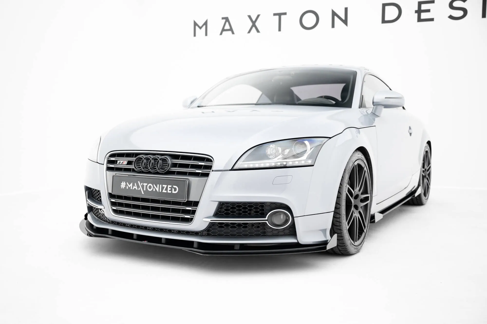 Frontsplitter-flopper Audi TT (S/S-Line) 8J 2006 - 2013 | Glossy Black Edition – bilde 3