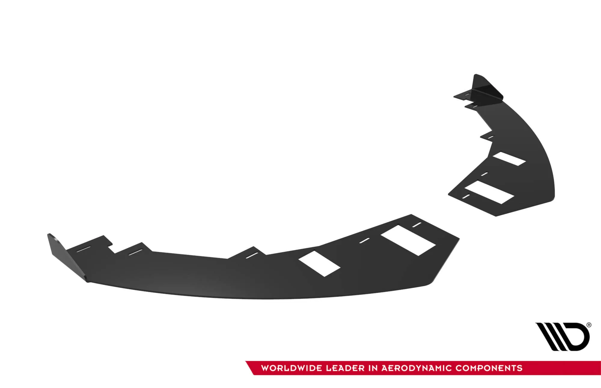 Frontsplitter-flopper Audi TT (S/S-Line) 8J 2006 - 2013 | Glossy Black Edition – bilde 5