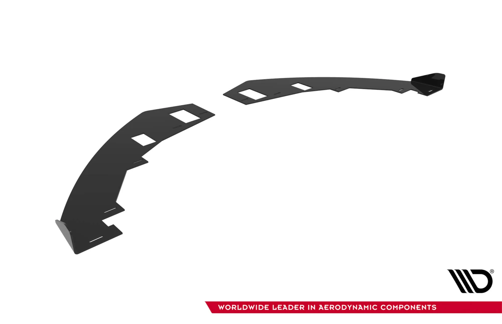 Frontsplitter-flopper Audi TT (S/S-Line) 8J 2006 - 2013 | Glossy Black Edition – bilde 6