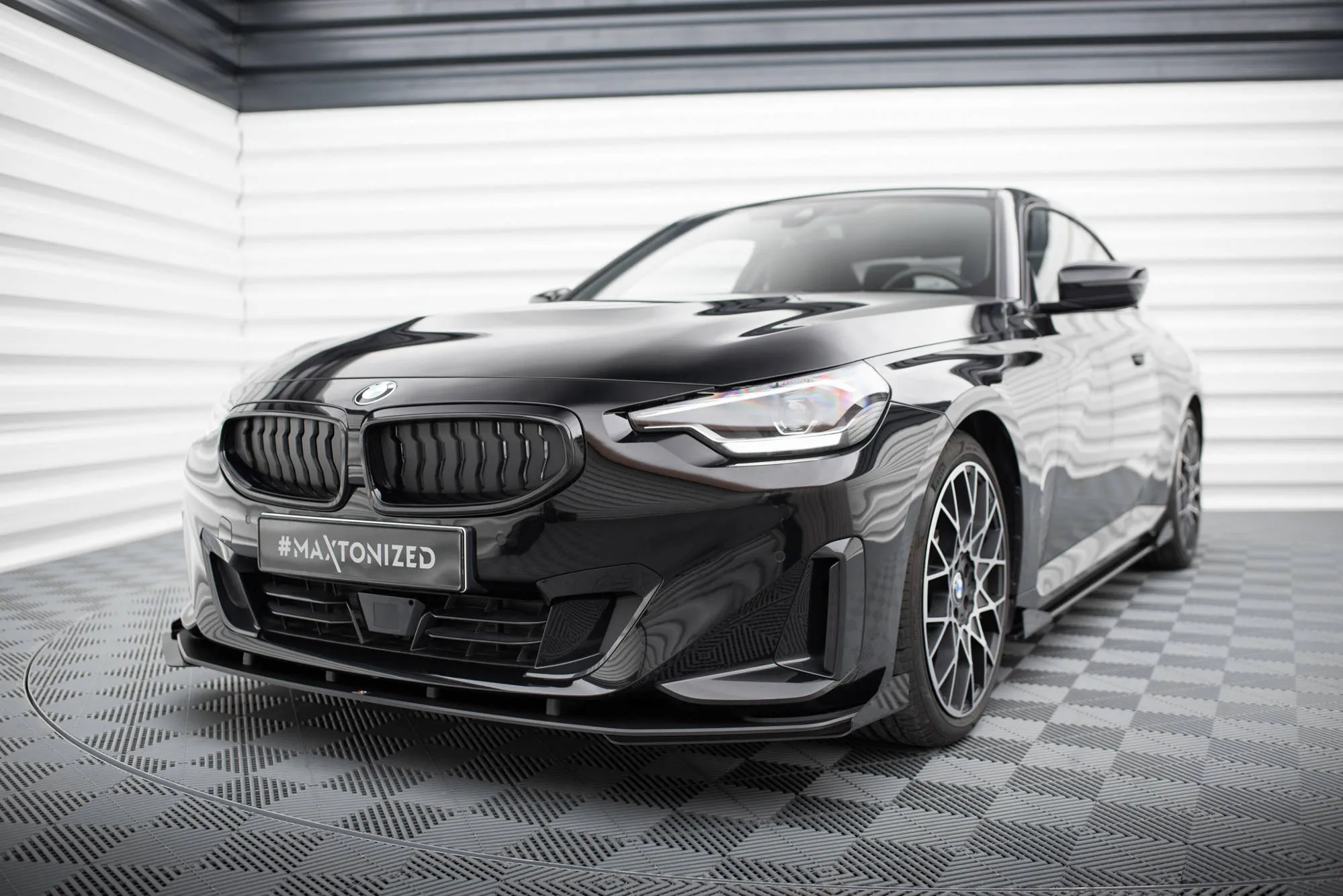 Frontsplitter-flopper BMW 2 Coupe (G42) 2021 - > | Glossy Black Edition – bilde 2