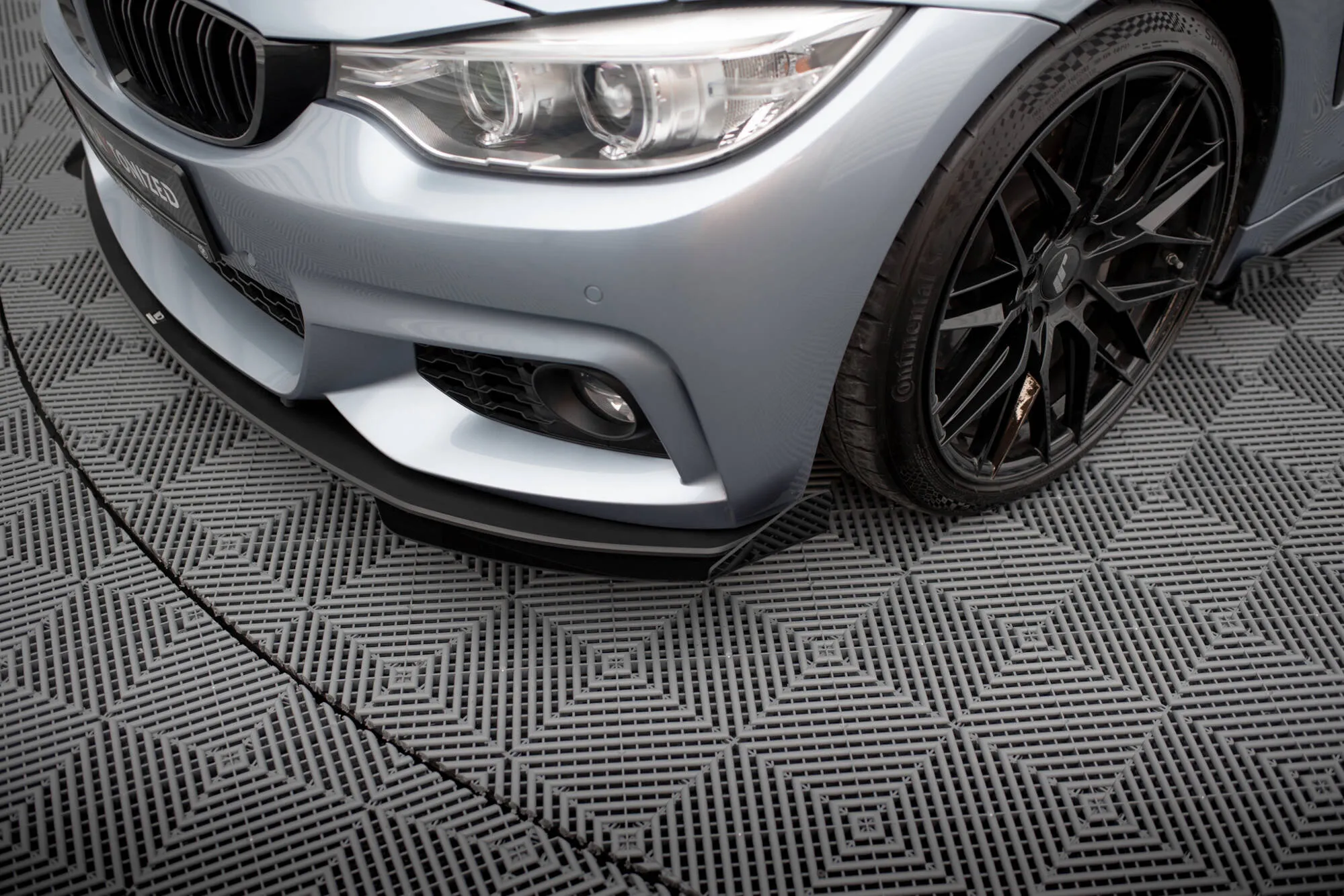Frontsplitter-flopper BMW 4 Coupe (F32) M-Pakke 2013 - 2020 | Glossy Black Edition