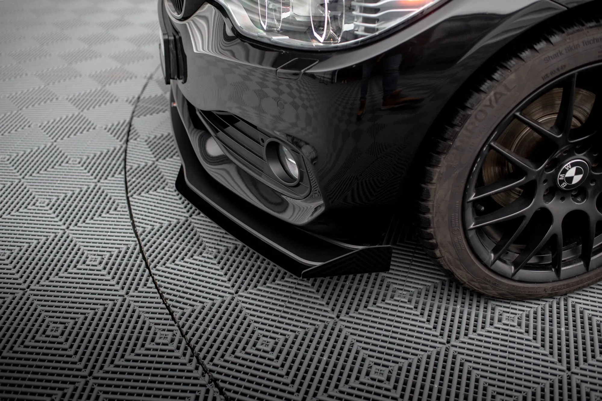 Frontsplitter-flopper BMW 4 Gran Coupe (F36) 2014-2017 | Glossy Black Edition
