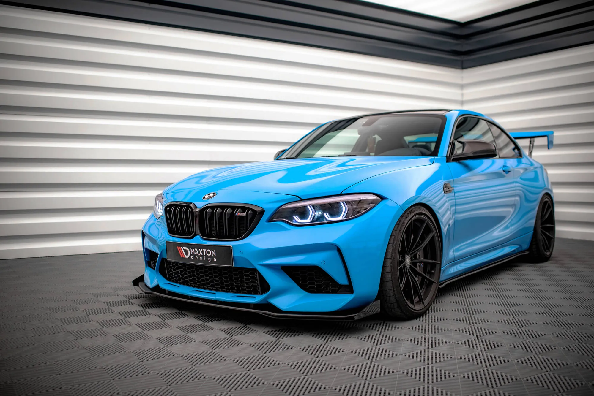 Frontsplitter-flopper BMW M2 (F87) 2015 - 2021 | Glossy Black Edition