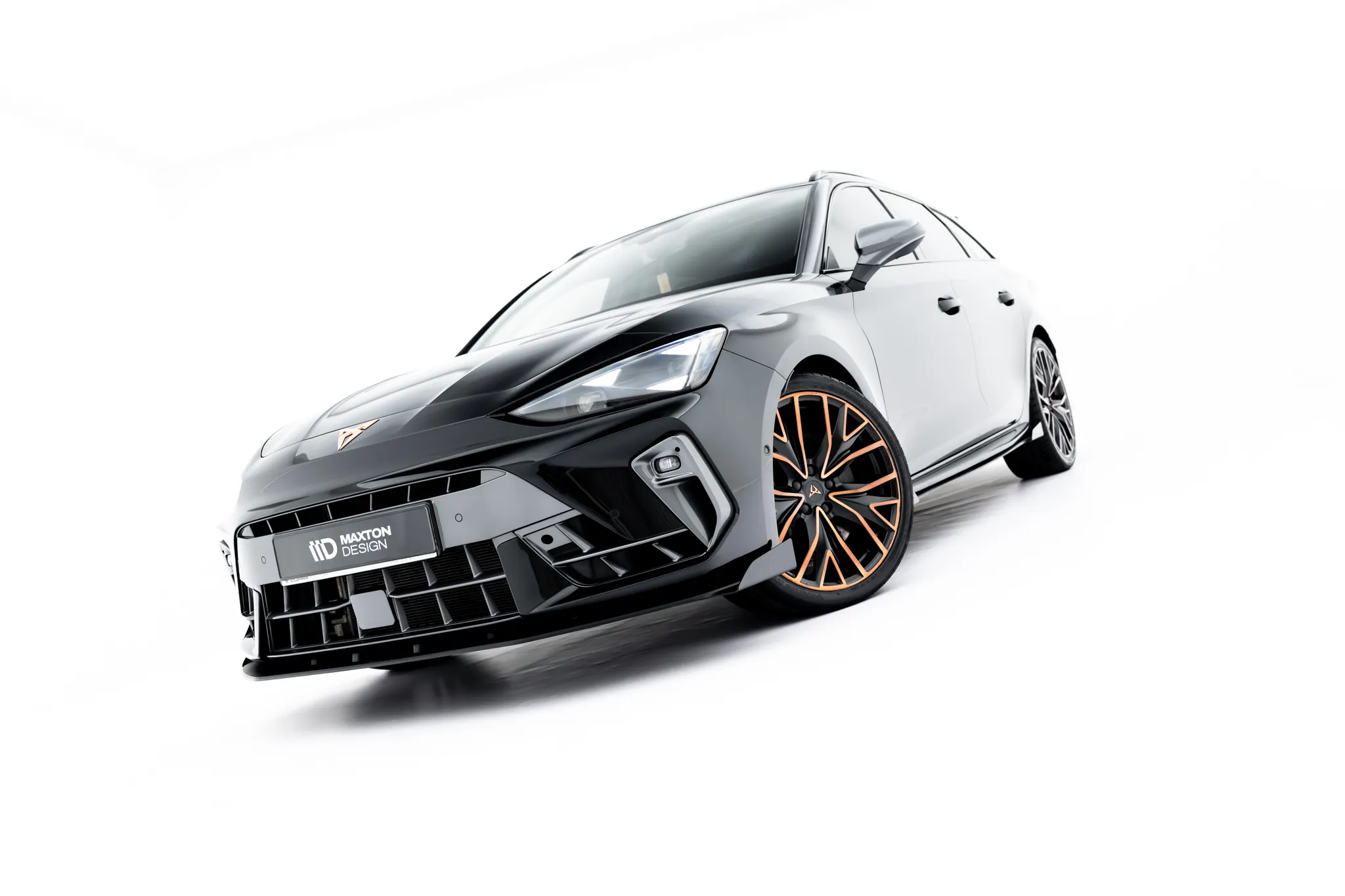Frontsplitter-flopper Cupra Leon 2020-2026 | Glossy Black Edition – bilde 3