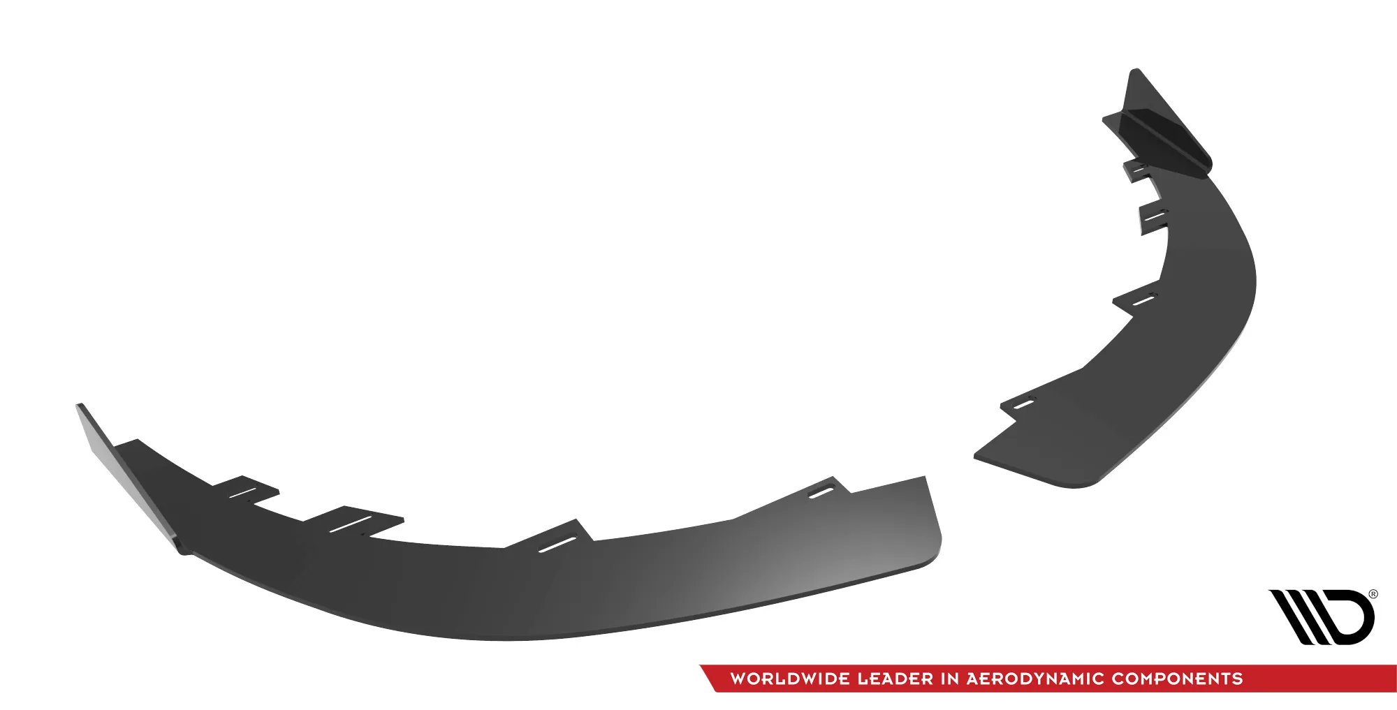 Frontsplitter-flopper Ford Fiesta Mk5 ST 2005 - 2008 | Glossy Black Edition – bilde 3
