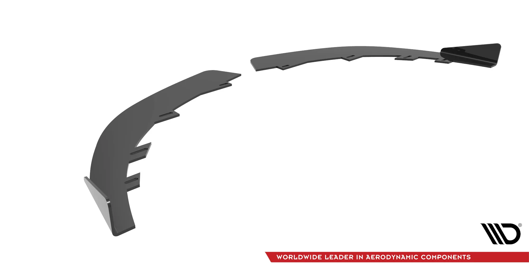 Frontsplitter-flopper Ford Fiesta Mk5 ST 2005 - 2008 | Glossy Black Edition – bilde 4