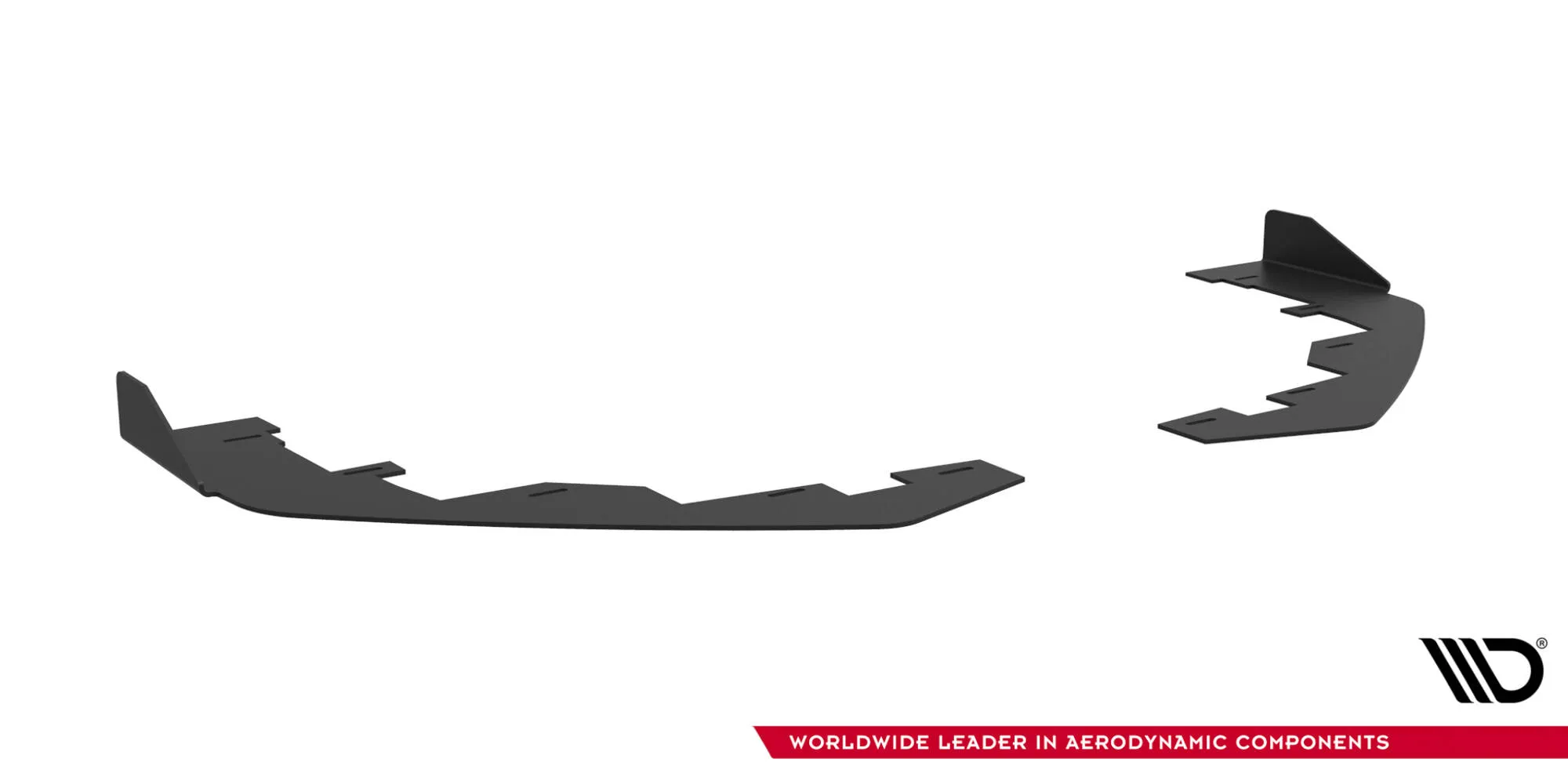 Frontsplitter-flopper Ford Mustang GT VI 2014 - 2017 | Glossy Black Edition – bilde 5