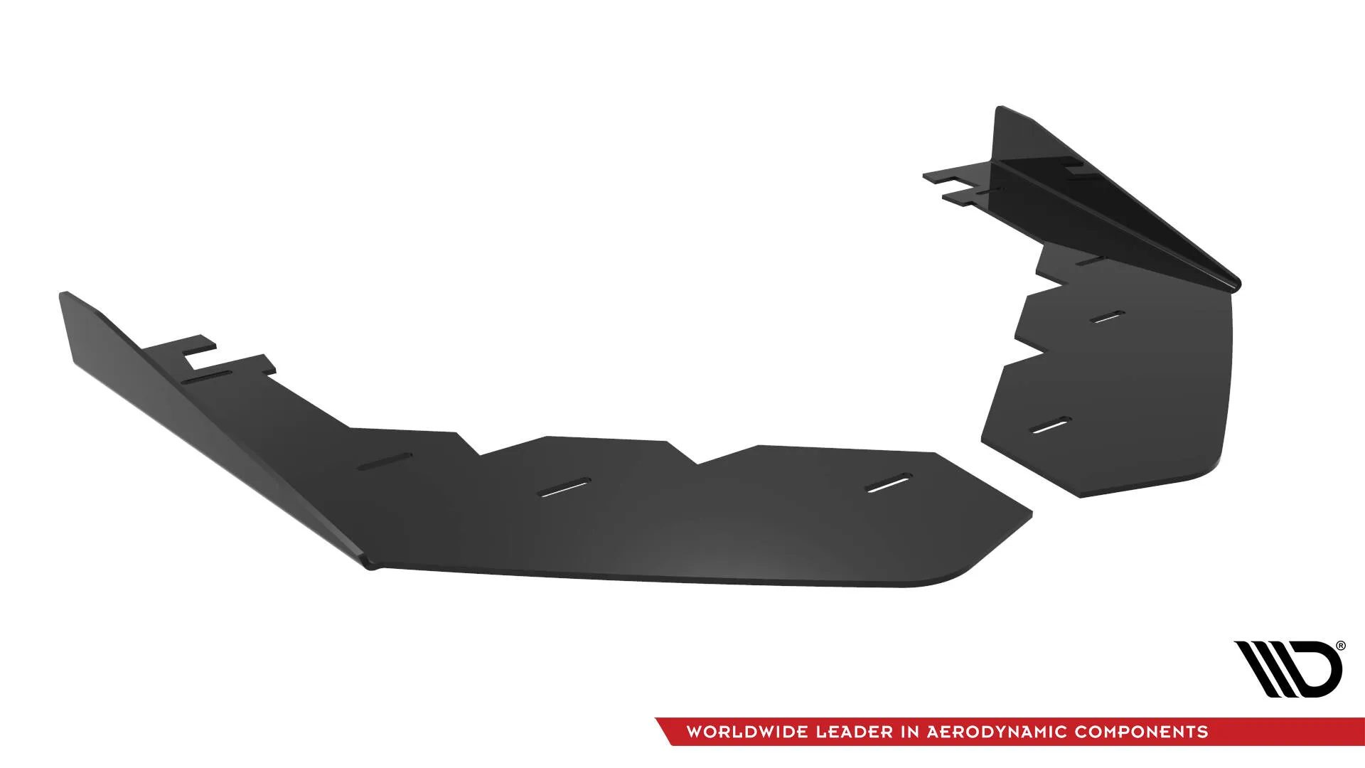 Frontsplitter-flopper Ford Mustang GT VII 2023 -> | Glossy Black Edition – bilde 3